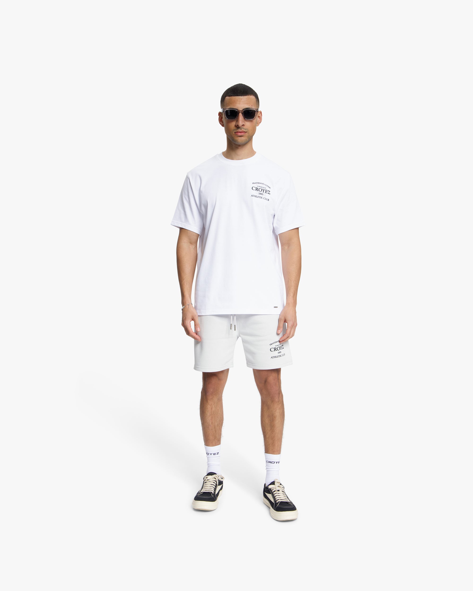 Croyez Overlay Fraternite T-Shirt | White