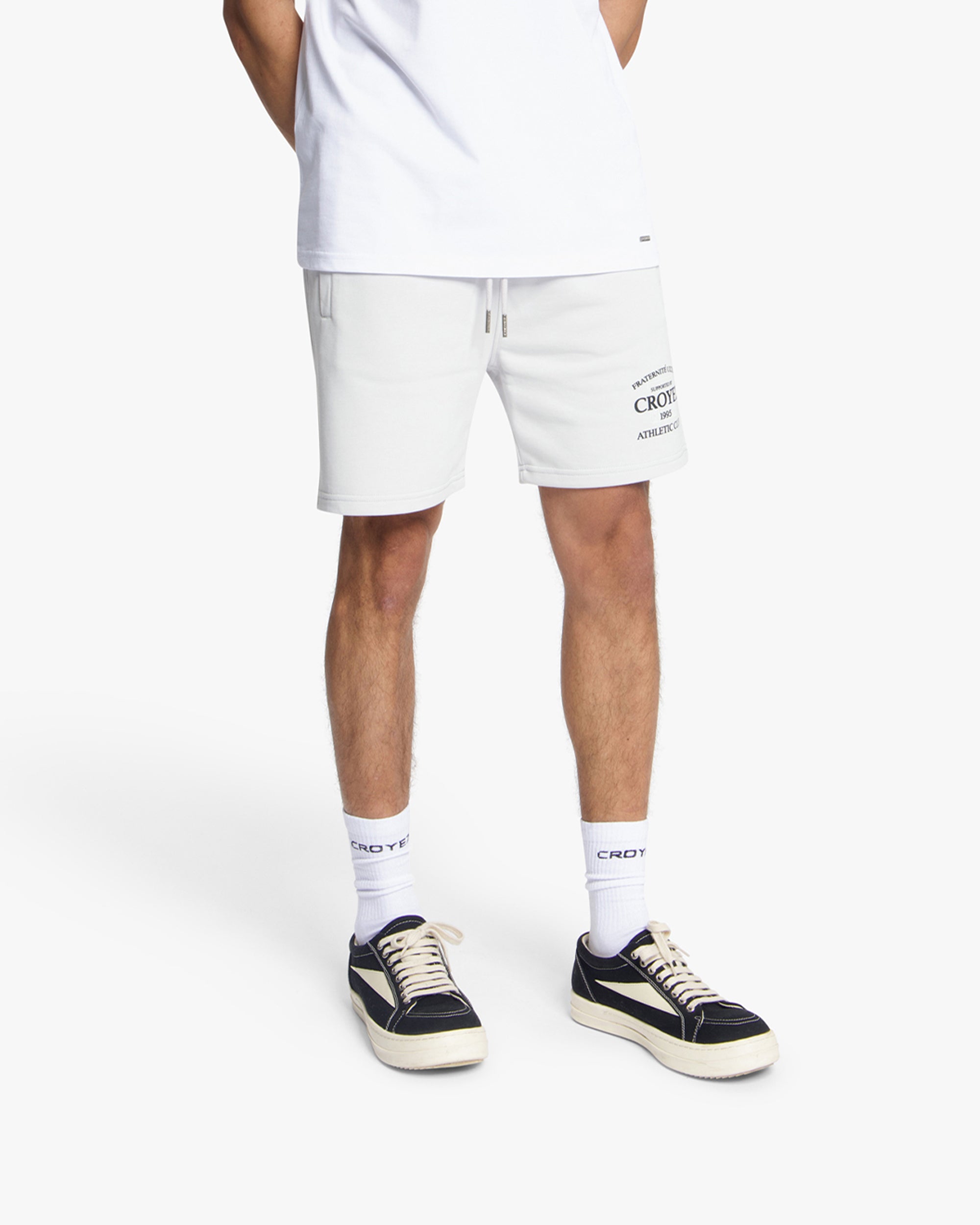 Croyez Overlay Fraternite Shorts | Light Grey
