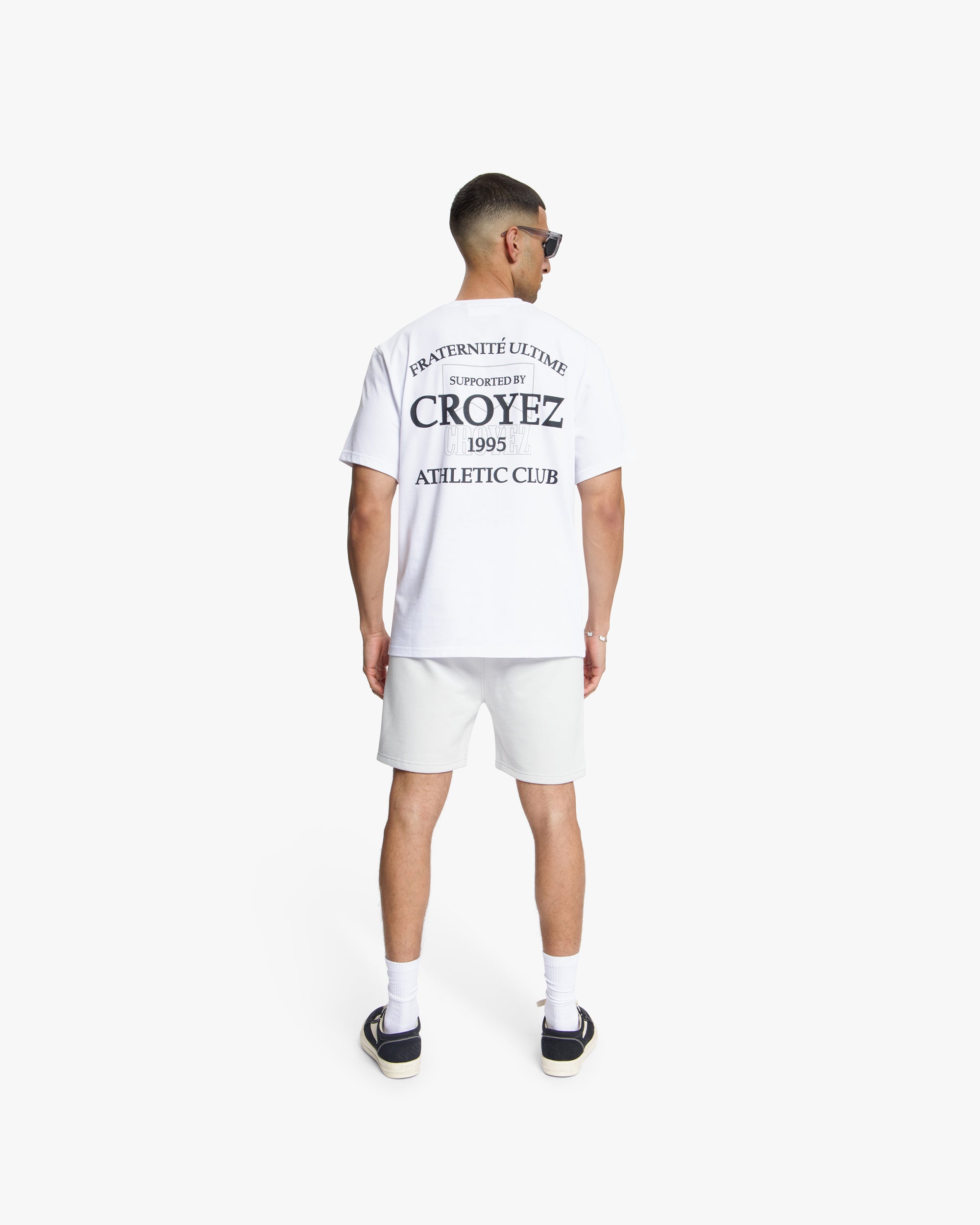 Croyez Overlay Fraternite T-Shirt | White