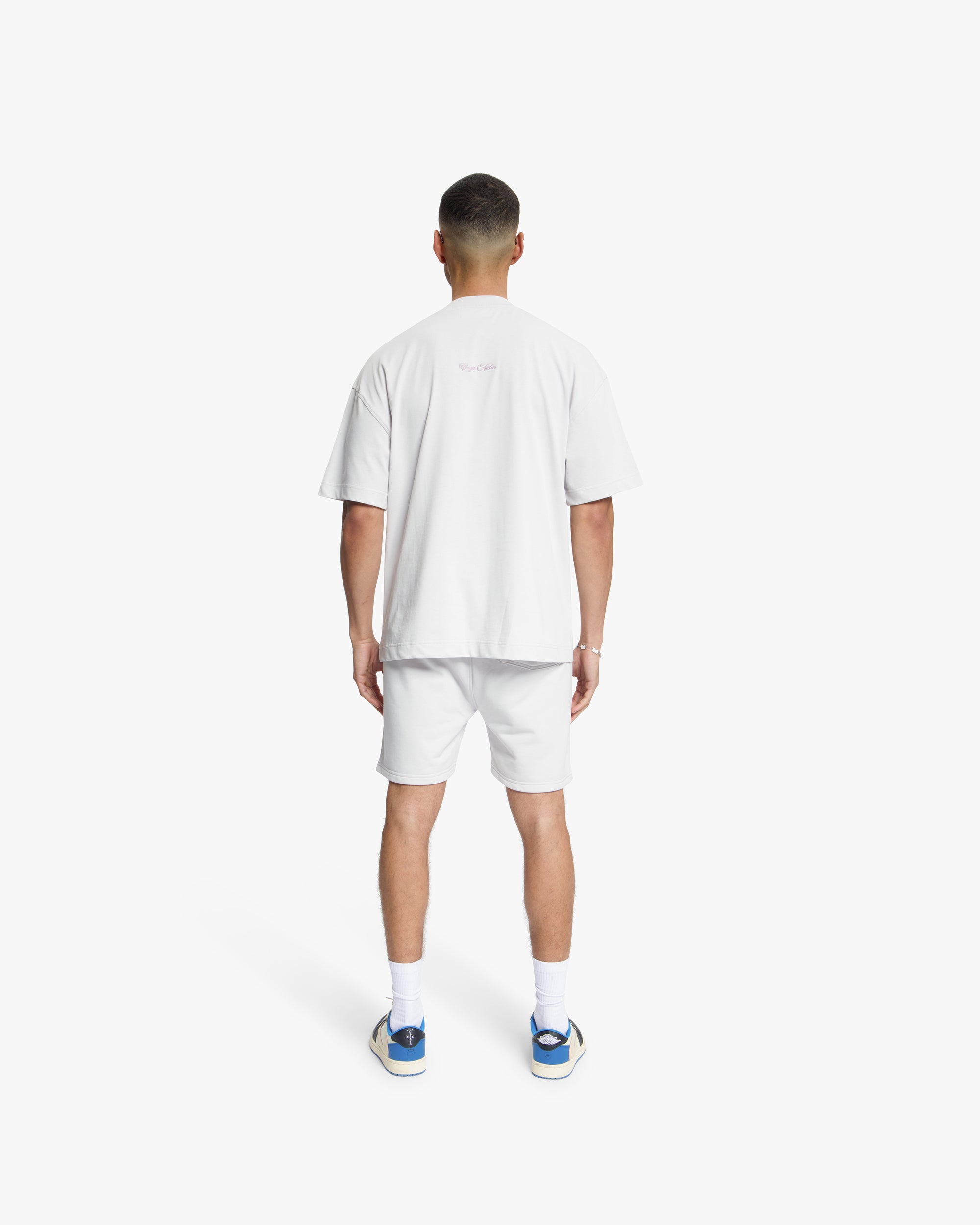 Croyez Contour De La Fleur T-Shirt | Light Grey