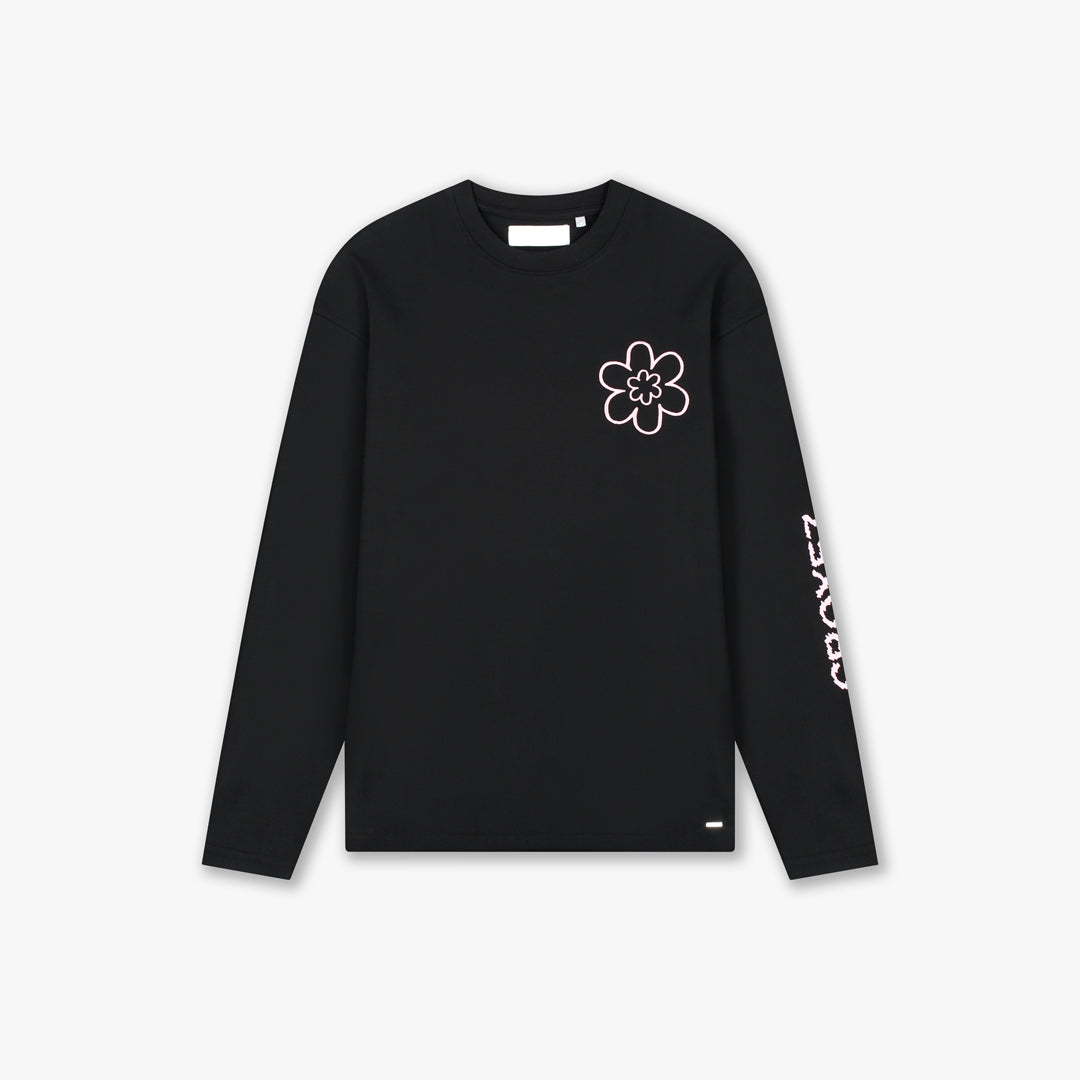  Croyez Contour De La Fleur Longsleeve | Black