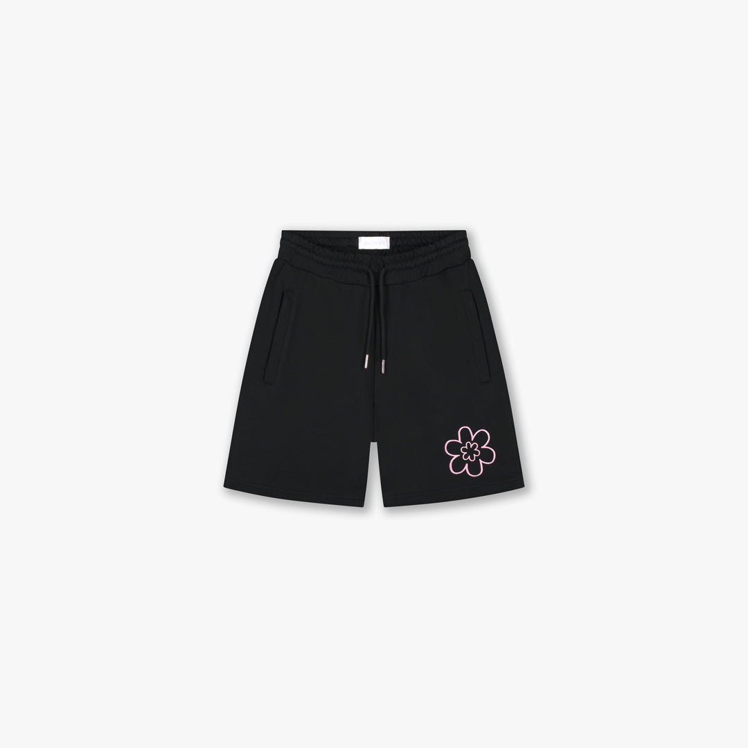 Croyez Contour De La Fleur Shorts | Black