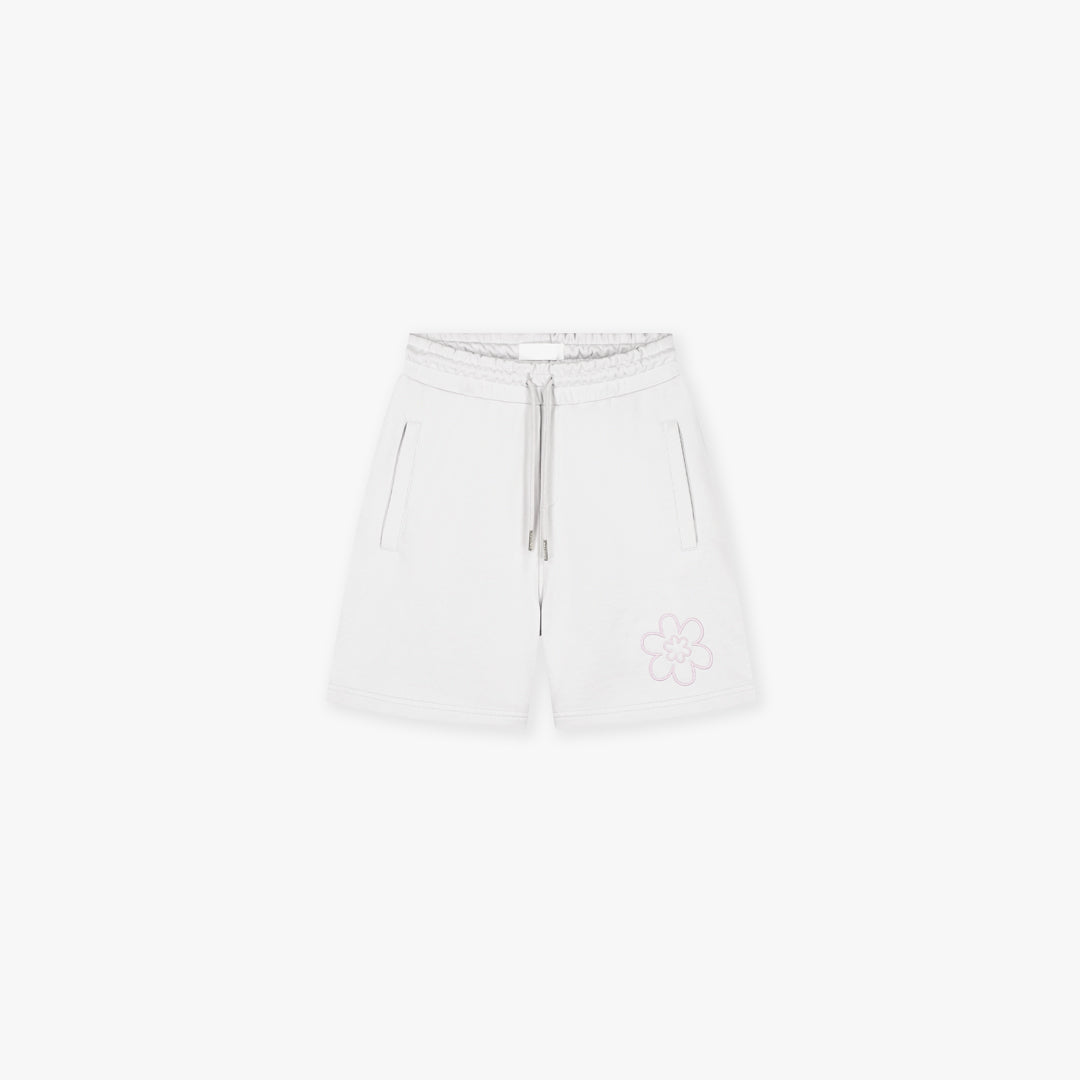 Croyez Contour De La Fleur Shorts | Light Grey