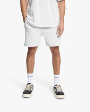 Croyez Shorts mit Initialenblume | Hellgrau