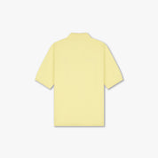 Croyez Nombre Knit Polo | Butter Yellow