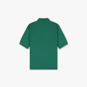 Croyez Nombre Knit Polo | Forest Green