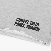Croyez Relaxed Paris Shorts | Gray Melange