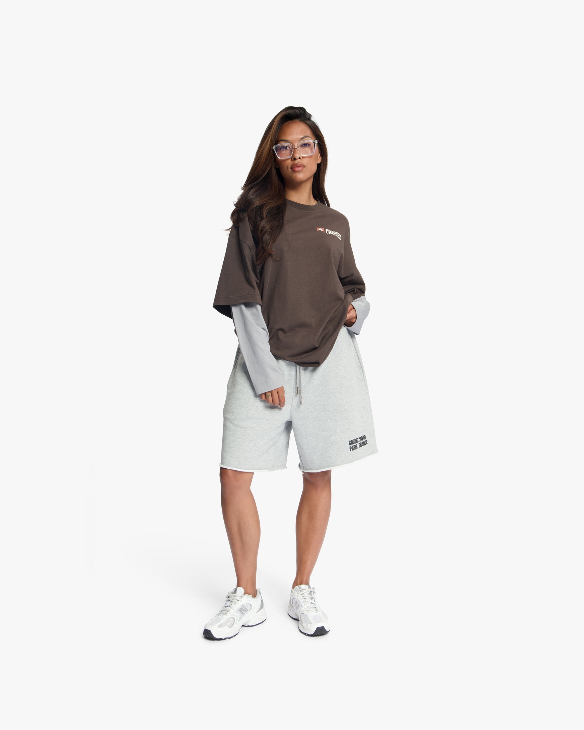 Croyez Montagne Double Sleeve Shirt | Brown