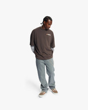Croyez Montagne Double Sleeve Shirt | Brown