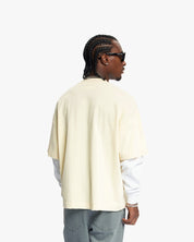 Croyez Montagne Double Sleeve Shirt | Light Yellow