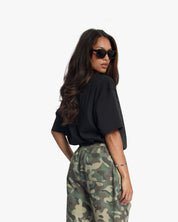 Croyez Applique T-Shirt | Black