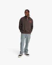 Croyez Le Galerie D'Art Half-Zip Sweater | Brown