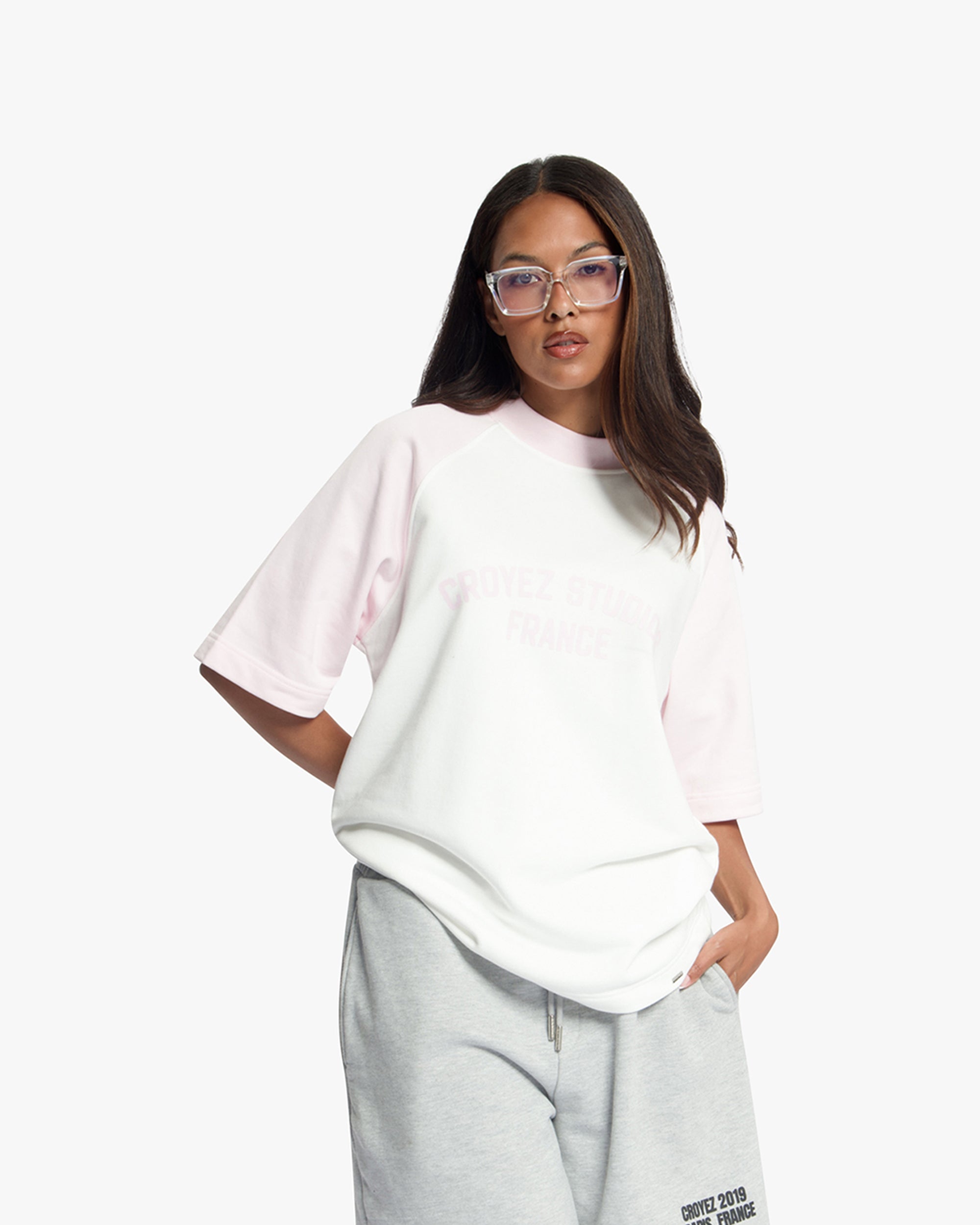 Croyez Studios Raglan T-Shirt | White