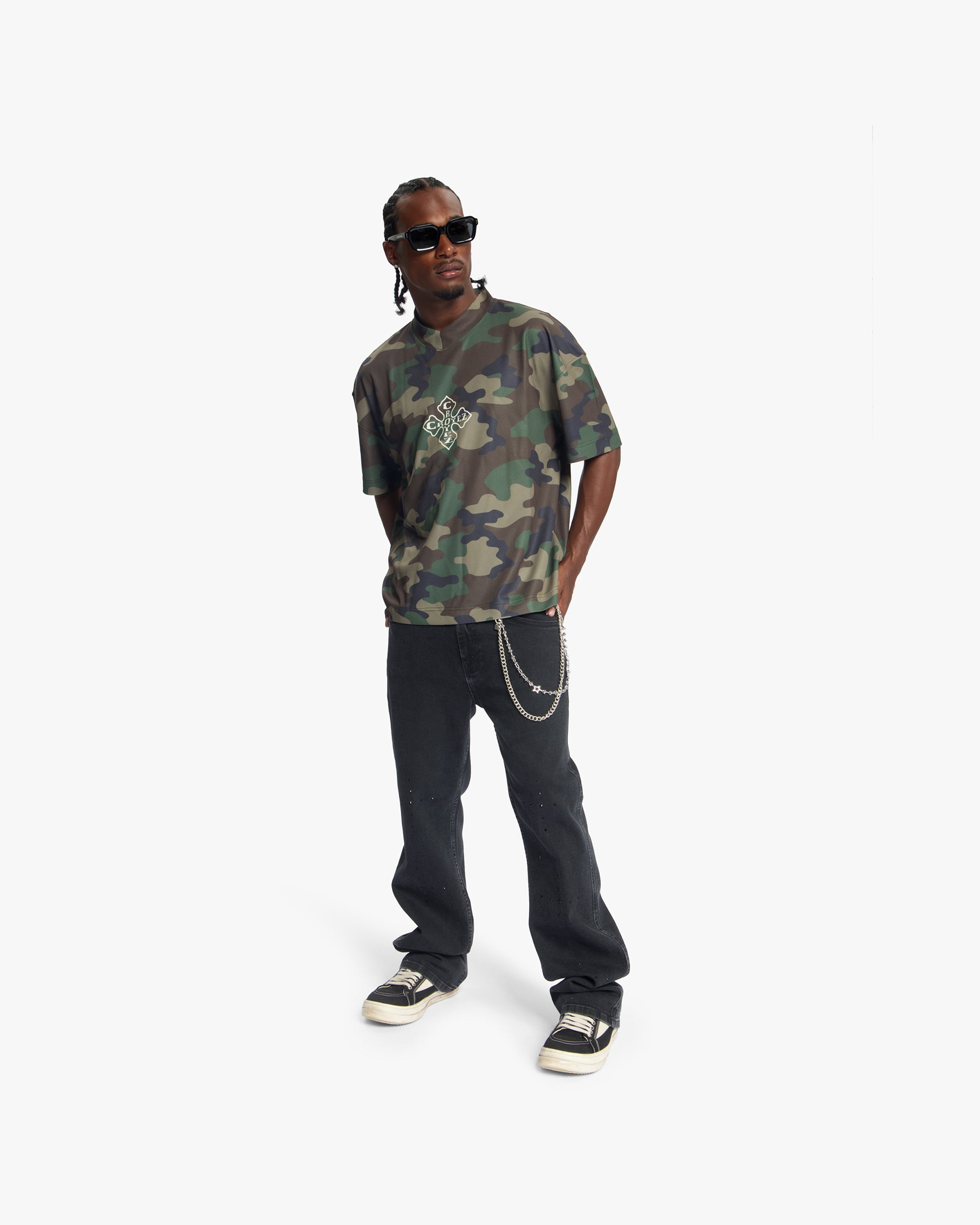 Croyez Camo Mesh Jersey | Camo