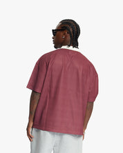 Croyez Camo Mesh Jersey | Cherry/Off-White