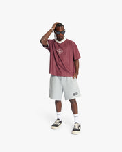 Croyez Camo Mesh Jersey | Cherry/Off-White