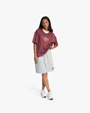 Croyez Camo Mesh Jersey | Cherry/Off-White
