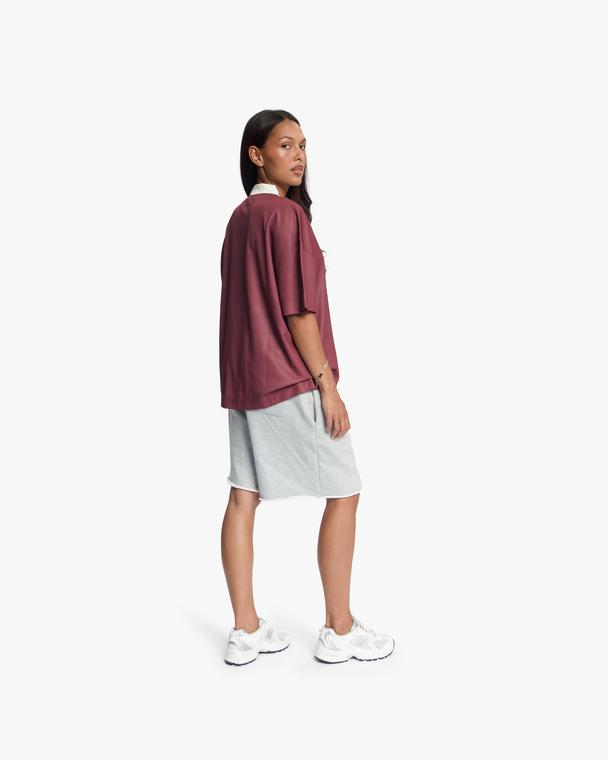 Croyez Camo Mesh Jersey | Cherry/Off-White