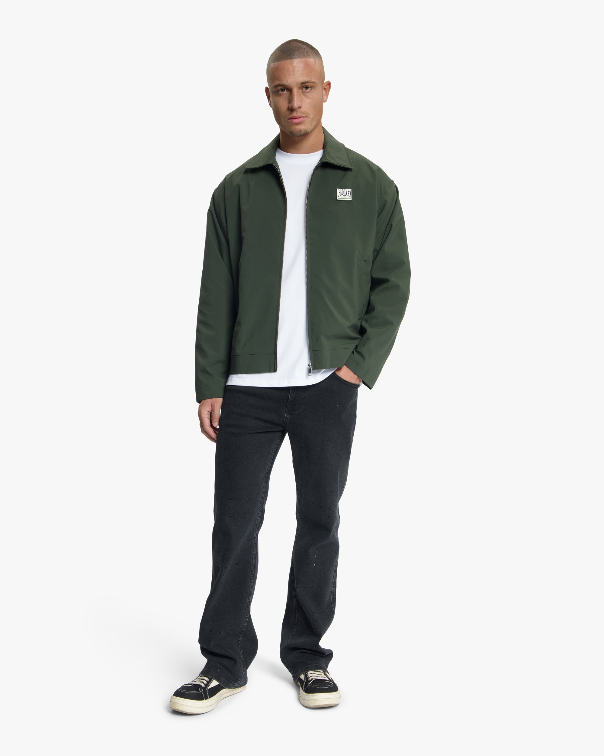 Croyez Patch Jacket | Forest Green
