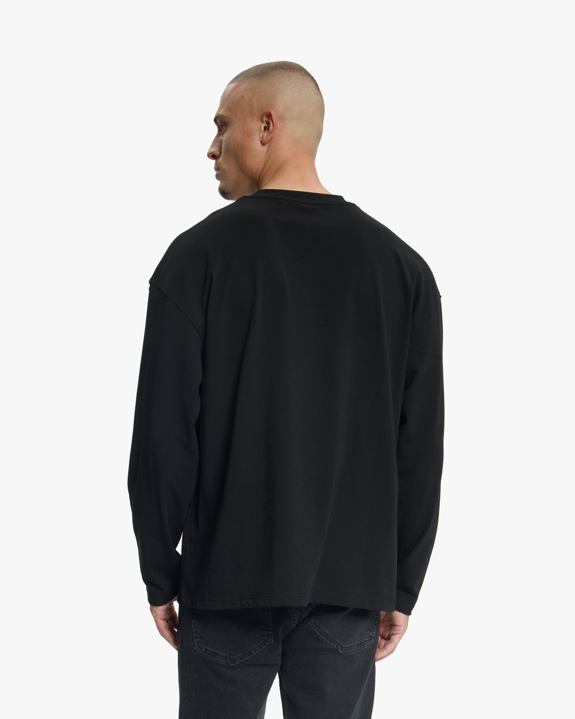 Croyez Patch Longsleeve T-Shirt | Black