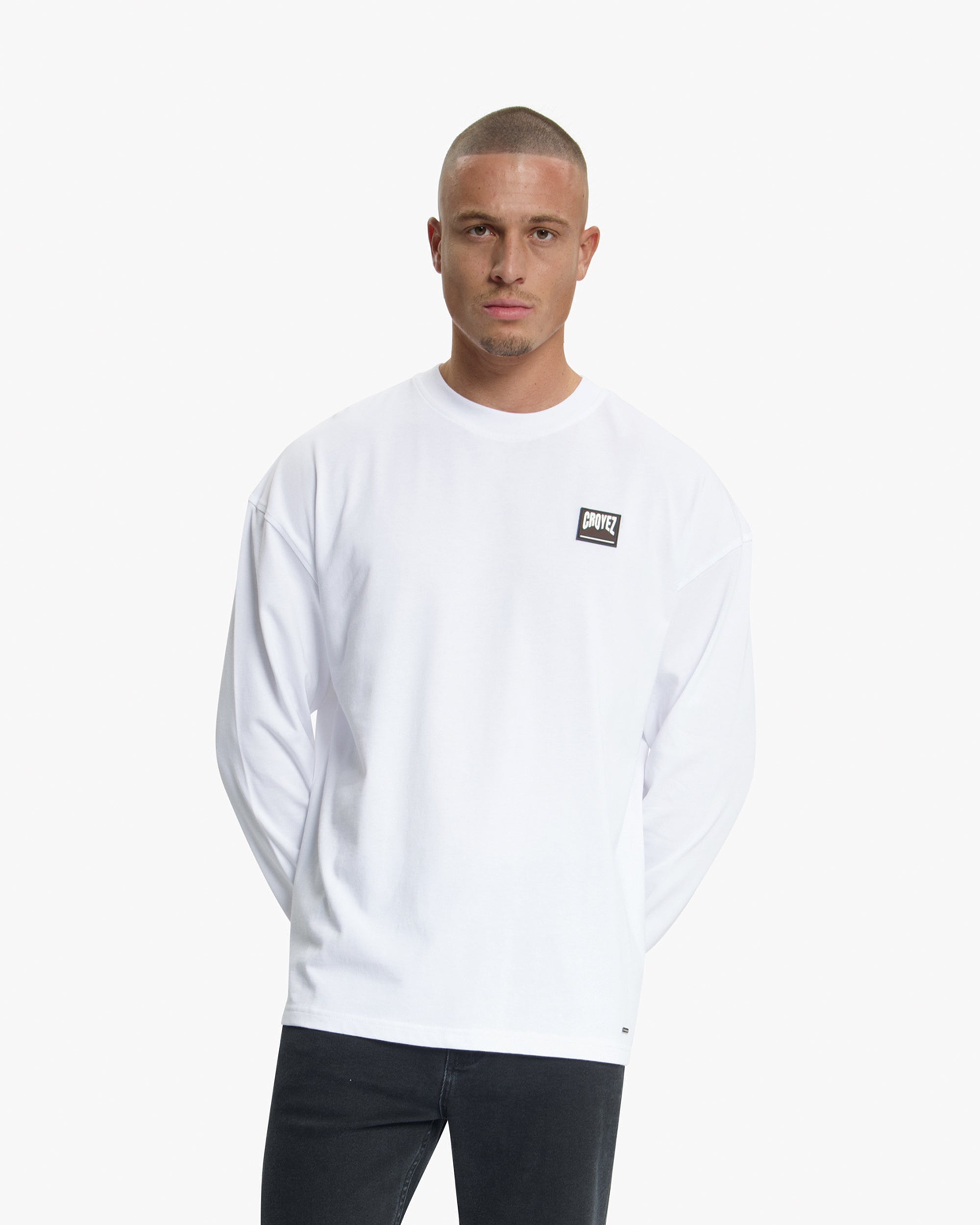 Croyez Patch Longsleeve T-Shirt | White