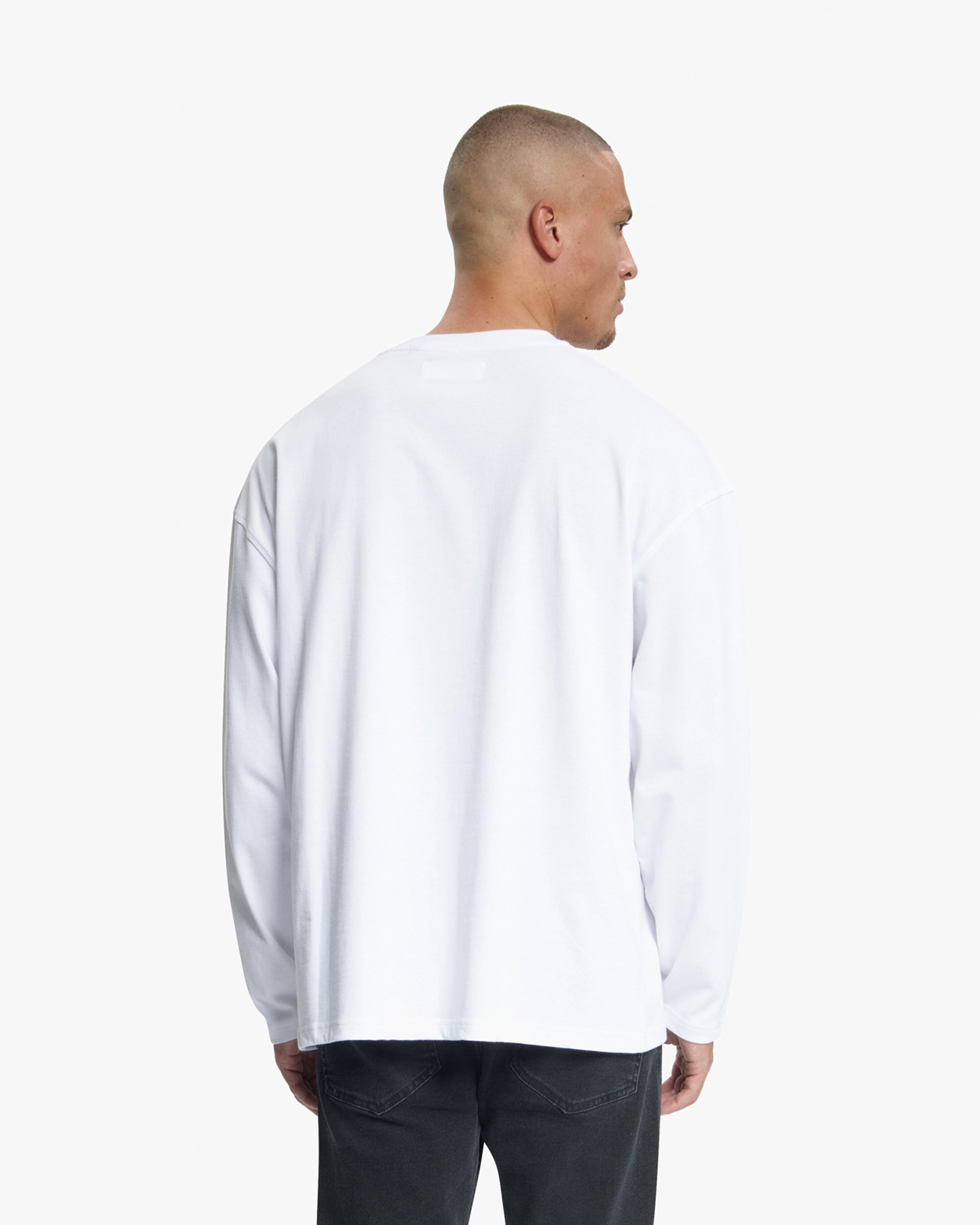 Croyez Patch Longsleeve T-Shirt | White