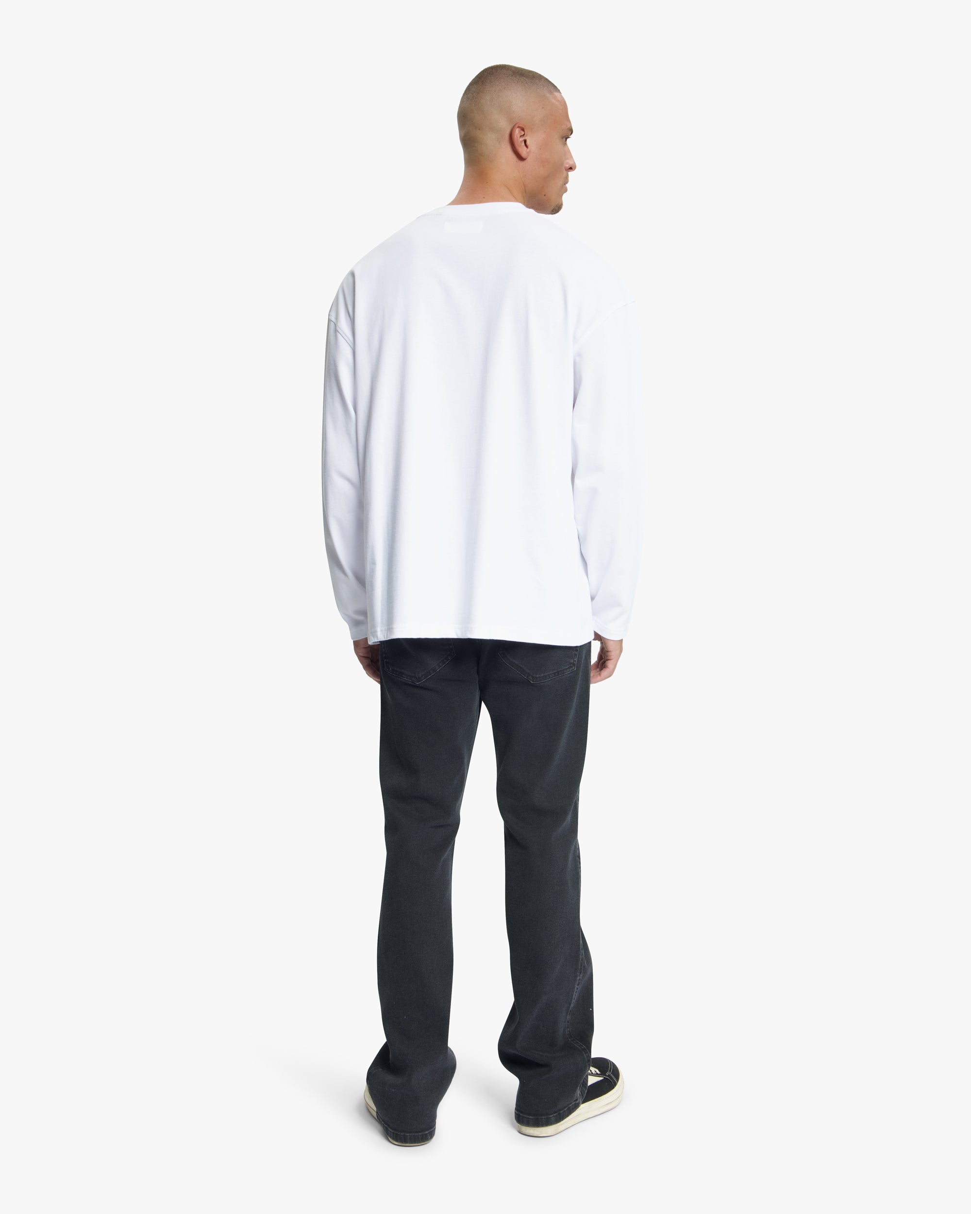 Croyez Patch Longsleeve T-Shirt | White