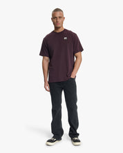 Croyez Patch T-Shirt | Raisin Red