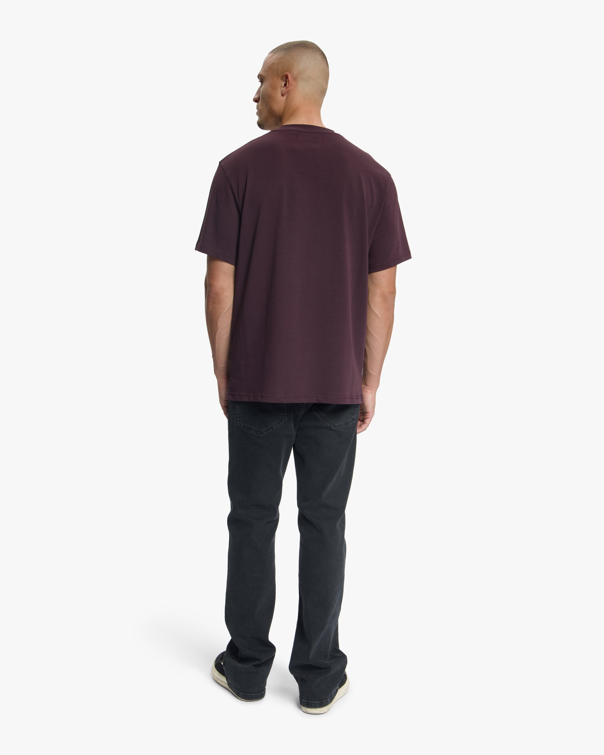 Croyez Patch T-Shirt | Raisin Red