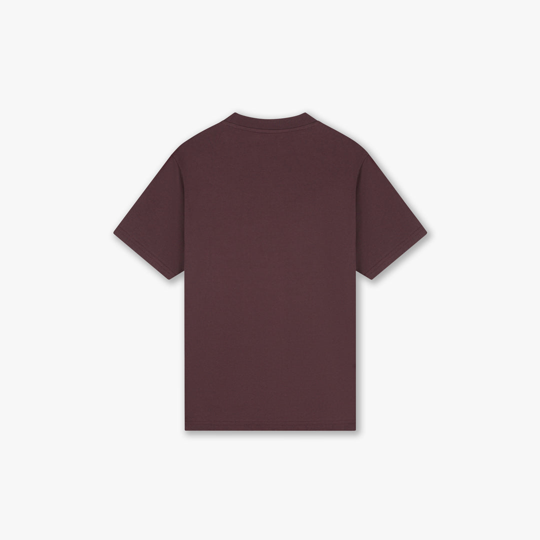 Croyez Patch T-Shirt | Raisin Red