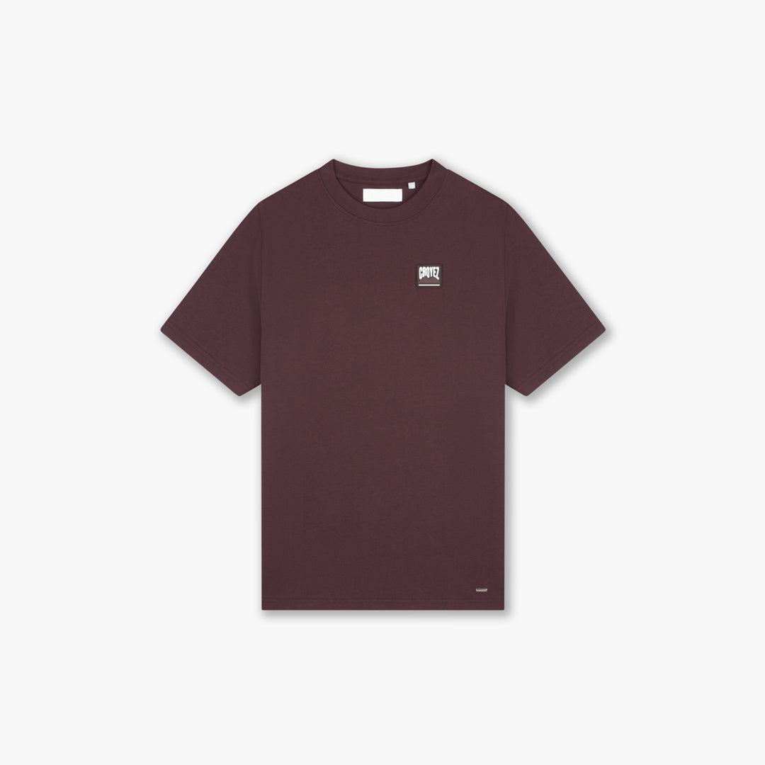 Croyez Patch T-Shirt | Raisin Red