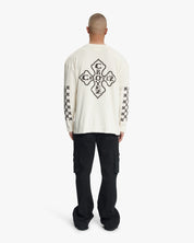 Croyez Cross Longsleeve T-Shirt | Light Beige