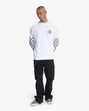 Croyez Cross Longsleeve T-Shirt | White