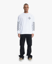 Croyez Cross Longsleeve T-Shirt | White