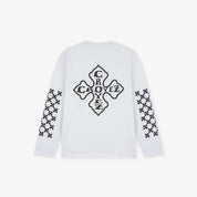 Croyez Cross Longsleeve T-Shirt | White