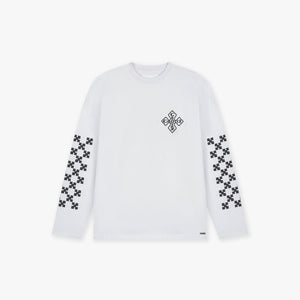 Croyez Cross Longsleeve T-Shirt | White