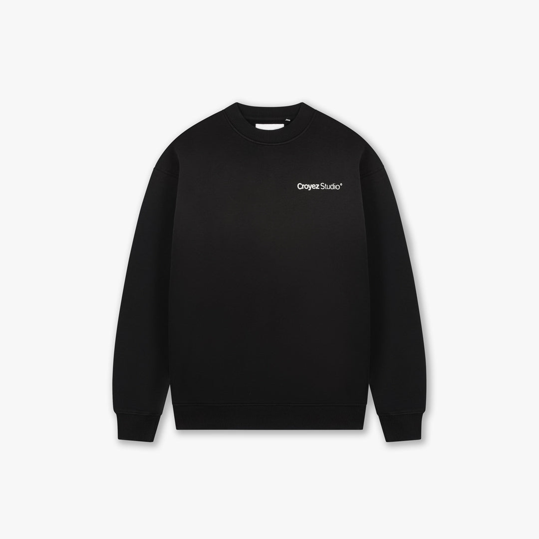  Croyez Studio Faded Sweater | Black
