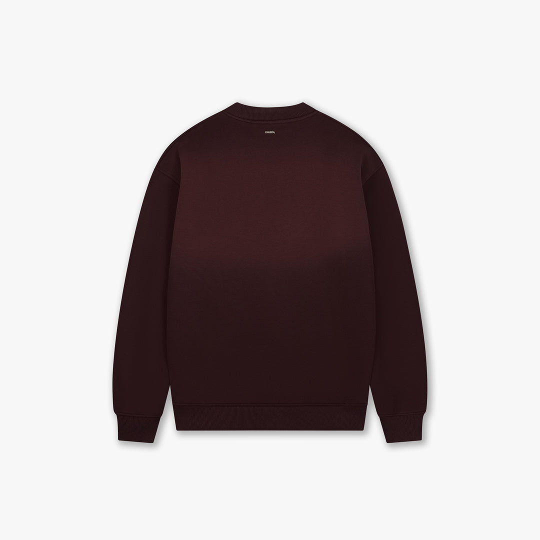 Croyez Studio Faded Sweater | Raisin Red