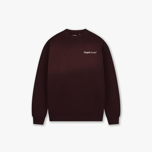 Croyez Studio Faded Sweater | Raisin Red