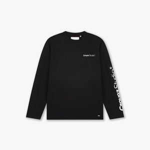 Croyez Studio Faded Longsleeve T-Shirt | Black