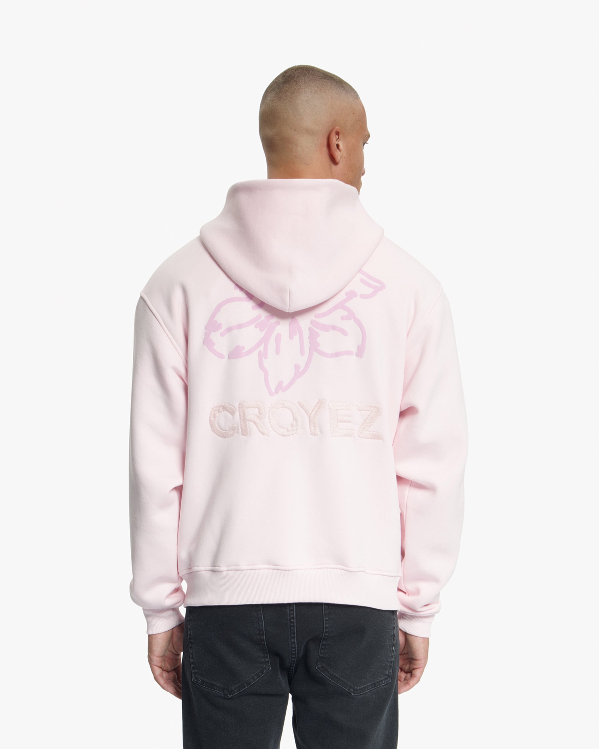 Croyez Gardener Zip Hoodie | Pink