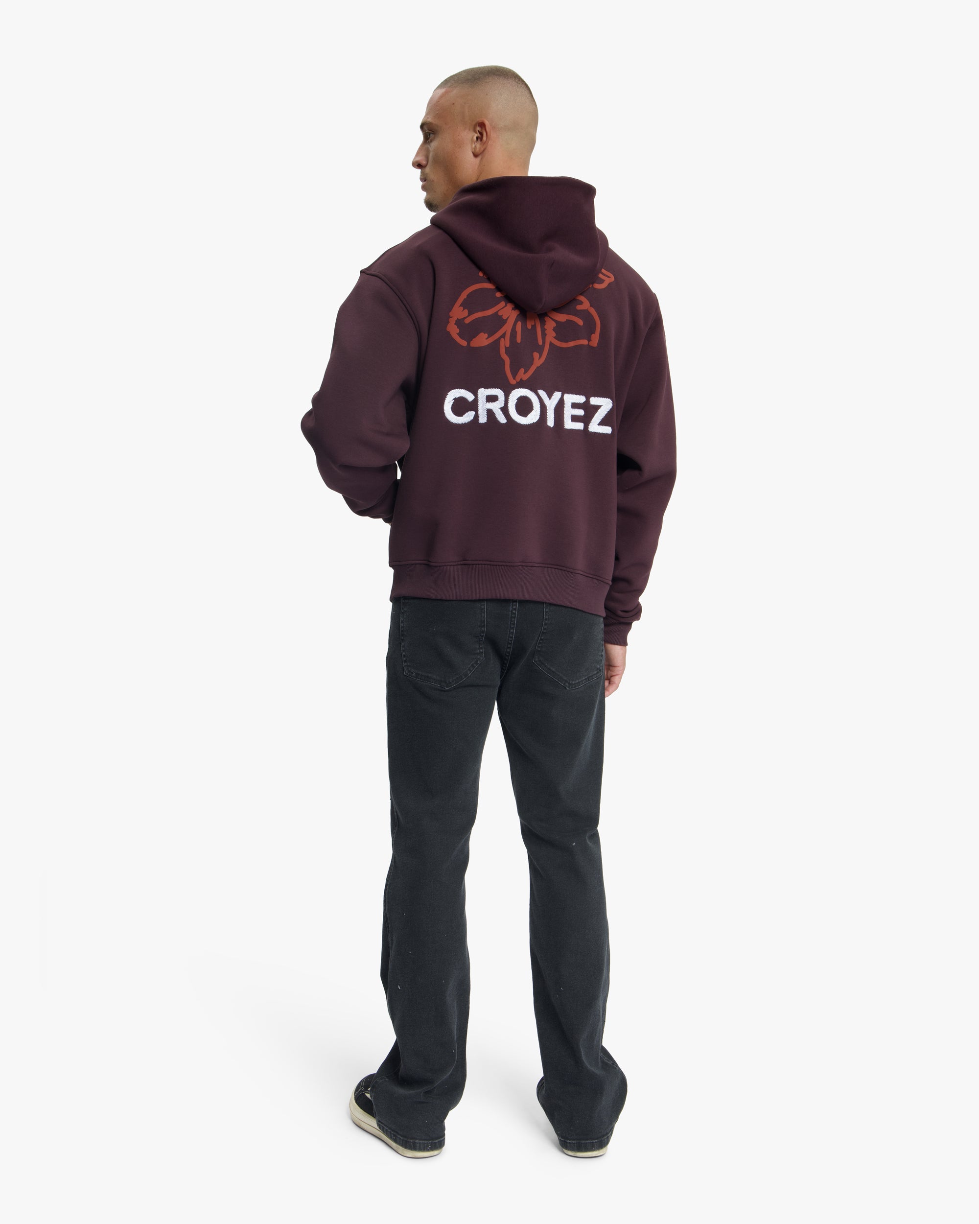 Croyez Gardener Zip Hoodie | Raisin Red