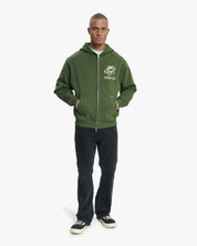 Croyez Gardener Zip Hoodie | Forest Green