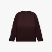 Croyez Studio Faded Longsleeve T-Shirt | Raisin Red