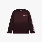 Croyez Studio Faded Longsleeve T-Shirt | Raisin Red
