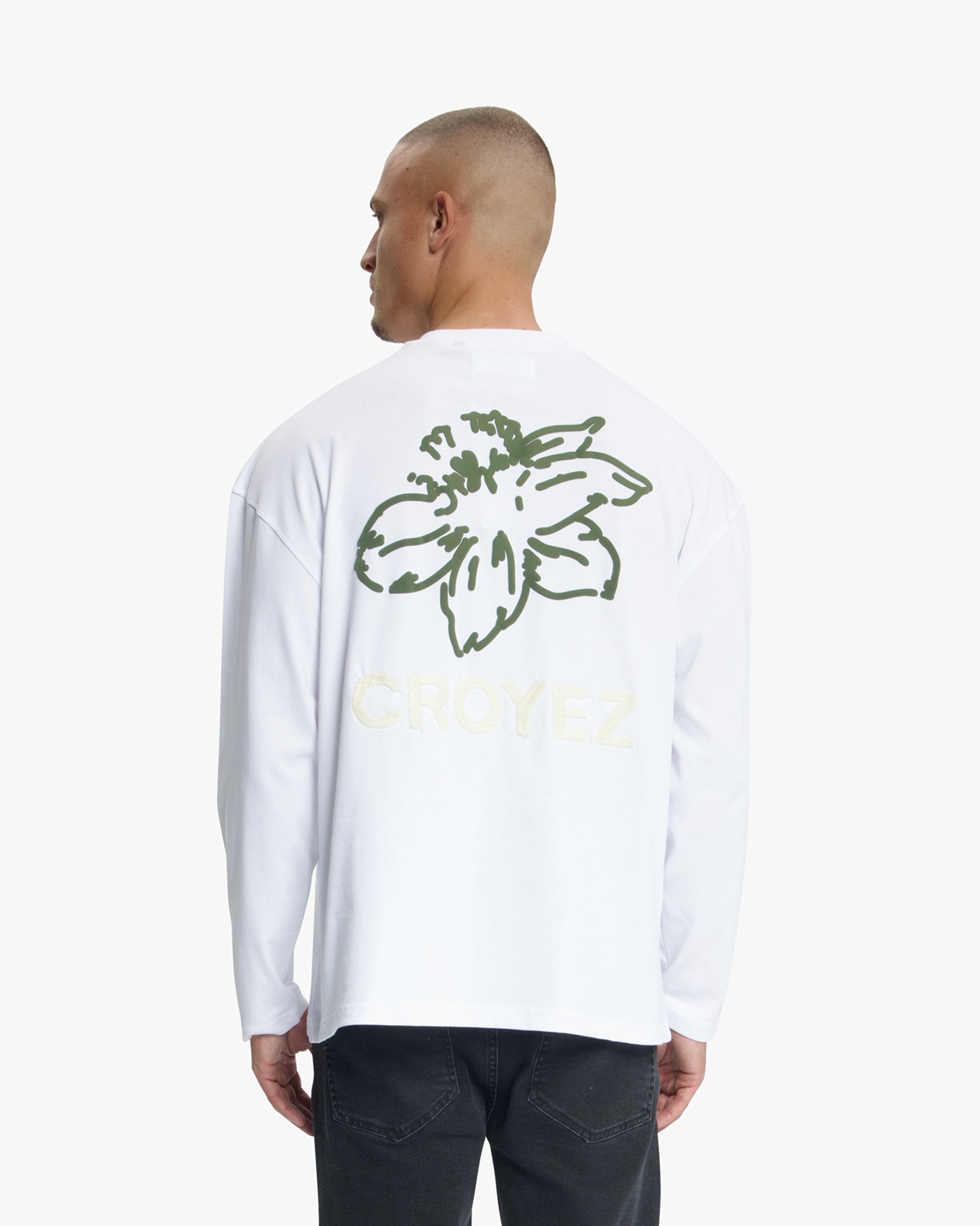 Croyez Gardener Longsleeve T-Shirt | White