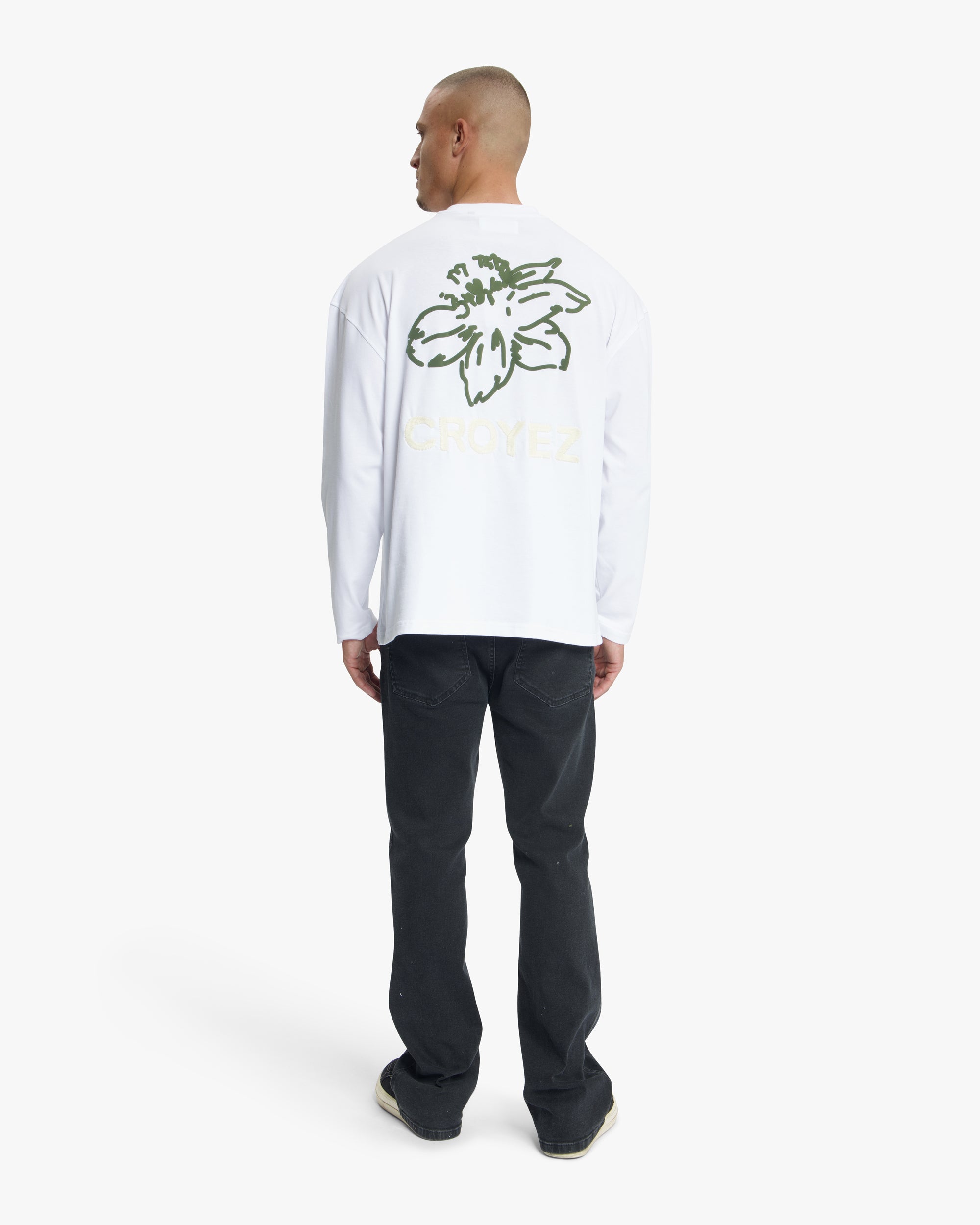 Croyez Gardener Longsleeve T-Shirt | White