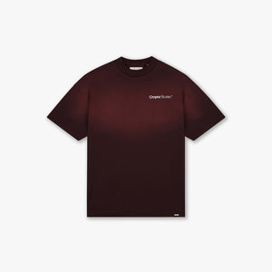 Croyez Studio Faded T-Shirt | Raisin Red