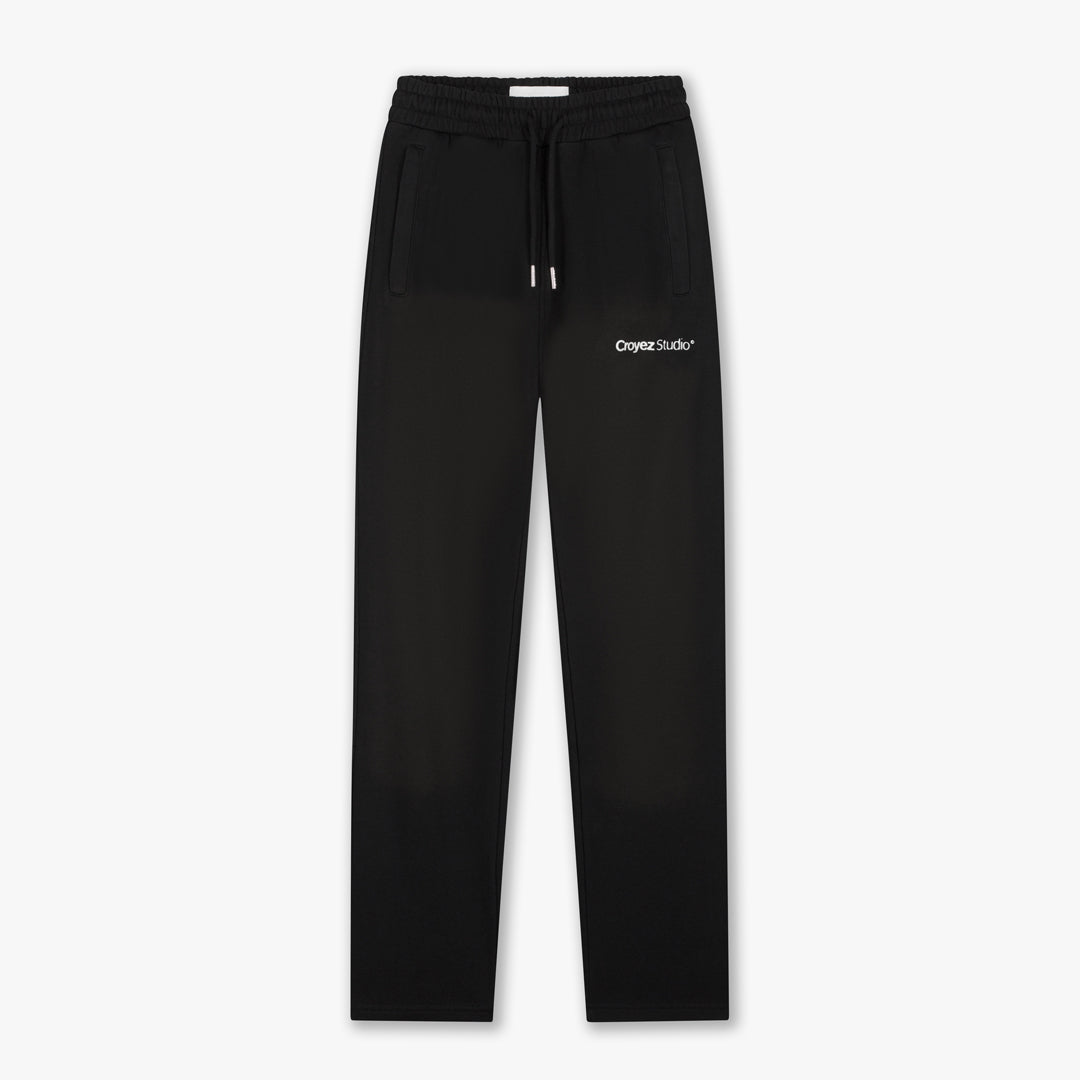  Croyez Studio Faded Straight Leg Sweatpants | Black