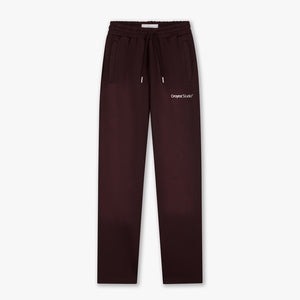 Croyez Studio Faded Straight Leg Sweatpants | Raisin Red